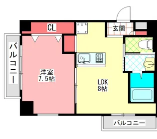 大阪府守口市寺内町2【マンション】の間取り