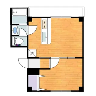 こぐま団地【5階】の間取り