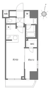 アジールコート板橋本町【5階】の間取り