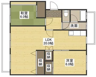 K’s B KAIROEN A棟【2階】の間取り