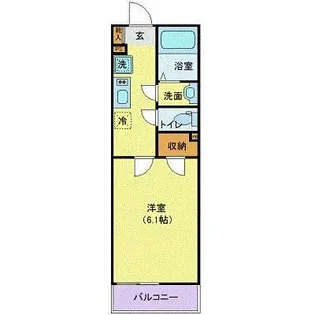 ヴィレッタ晩翠【2階】の間取り