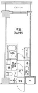 アイルグランデ川崎【4階】の間取り