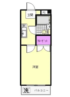 シャンプル井上【3階】の間取り
