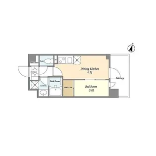 東京都目黒区八雲1【マンション】の間取り