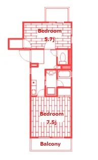 瀧下H.A【4階】の間取り