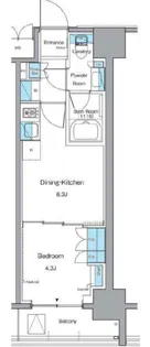 東京都台東区元浅草2【マンション】の間取り
