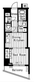 Feel U 旗の台【2階】の間取り