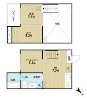 La vita(ラヴィータ)【2階】の間取り