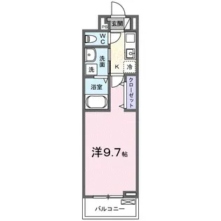 東京都日野市豊田3【アパート】の間取り
