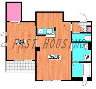 東京都渋谷区笹塚1【マンション】の間取り