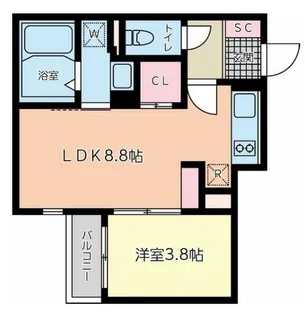 グランアレグリア西川口【2階】の間取り