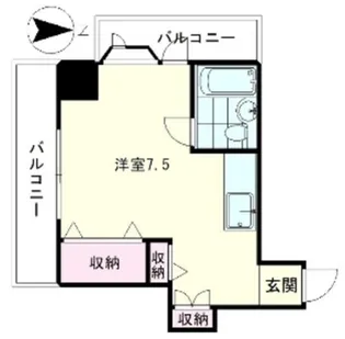 カル・フール瀬田【4階】の間取り