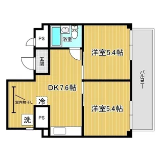 第2旭ビル【7階】の間取り