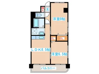 恵友エアリス23【7階】の間取り
