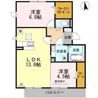 鹿児島県鹿児島市坂之上5【アパート】の間取り