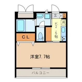 アレアデマン II【1階】の間取り