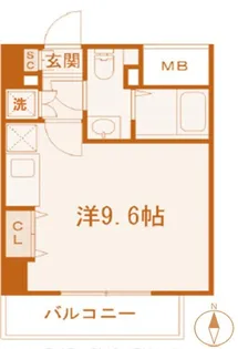 SIN-City両国【3階】の間取り