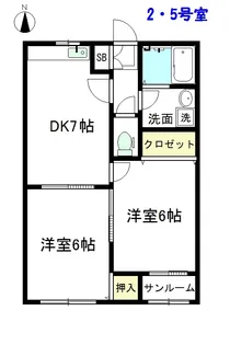 ティエラI【1階】の間取り