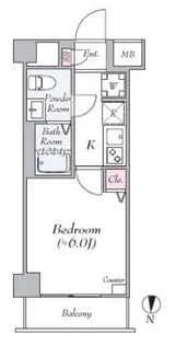 GENOVIAお花茶屋IIskygarden【6階】の間取り