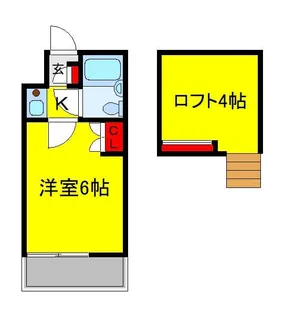 ジュネパレス新検見川第3【1階】の間取り