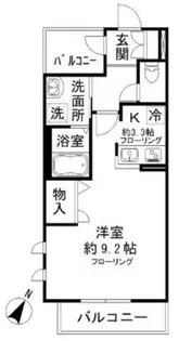 KIRIE MAISON国立【3階】の間取り
