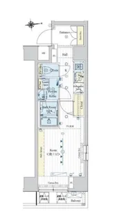 フュージョナル東日本橋【9階】の間取り