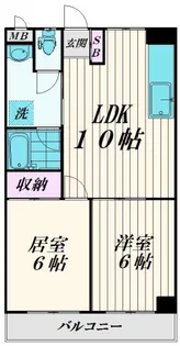 コスモドエル池上【2階】の間取り