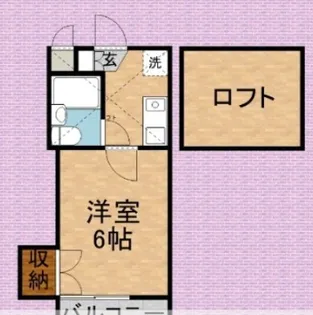 ハイツイナガキ【2階】の間取り