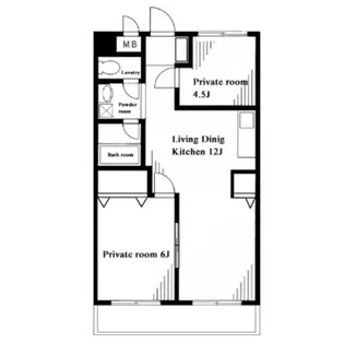 グレース秀栄【4階】の間取り
