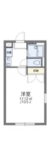 レオパレス仙石【1階】の間取り