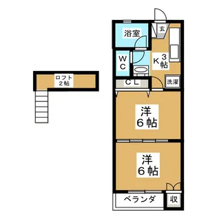 レジデンス紀庄【1階】の間取り
