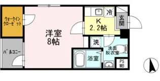 pops【5階】の間取り