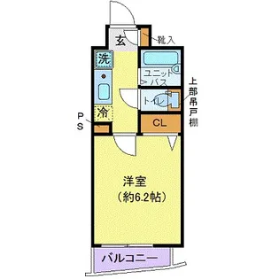 リクレイシア西麻布I番館【6階】の間取り