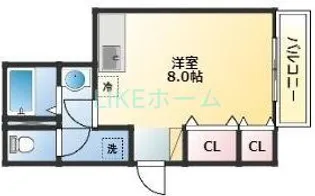 プロッシモ西船橋【4階】の間取り