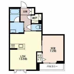ヴィアソーレ【2階】の間取り