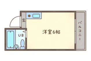 ラパンジール大国4【5階】の間取り