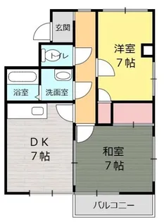 グランディールマツノ【3階】の間取り