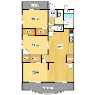 メゾン菊寿台【2階】の間取り