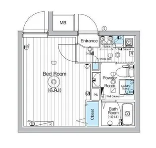 MAXIV CROS川崎大師DUE【1階】の間取り