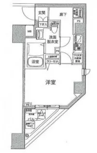 アイルカナーレ深川【5階】の間取り