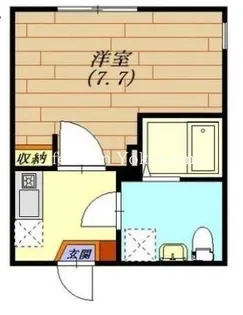 プランドール吉野町【1階】の間取り