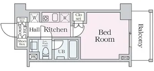 エスティメゾン中野【3階】の間取り