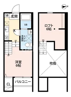 Fontana 姪浜【1階】の間取り