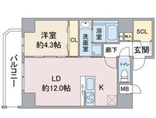 GRAN PARK COURT【3階】の間取り