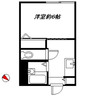 フローラ東中野【2階】の間取り