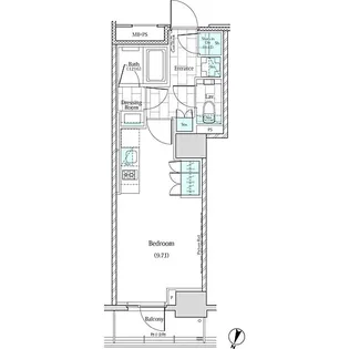 ザ・パークワンズ神田【5階】の間取り