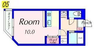 フェイム瀬田【3階】の間取り