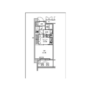リージア経堂テラスガーデン【6階】の間取り