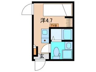 The Sanctus 武蔵小山【4階】の間取り