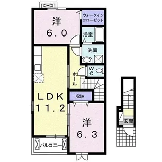 ヴァンベール葉山 II【2階】の間取り